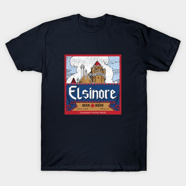 Elsinore Beer - vintage logo T-Shirt by BodinStreet